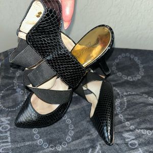Black Michael Kors heels